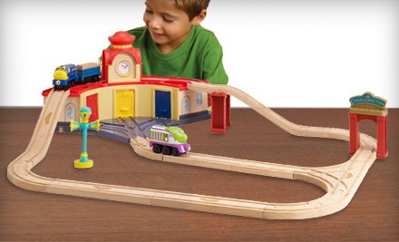 chuggington wooden train groupon