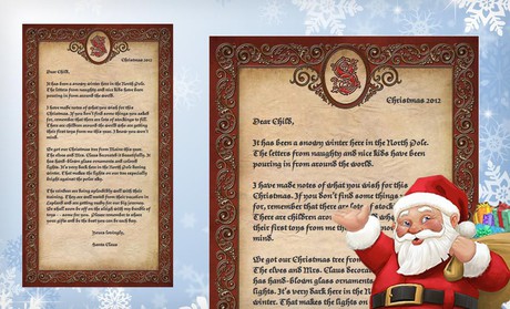 letter from santa groupon